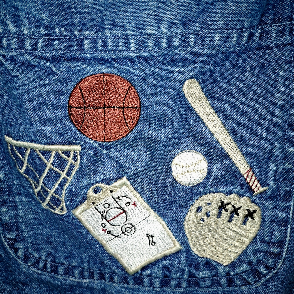 EUC Christopher & Banks Jean Jacket Sz L Embroidered. Cottage Core Teacher - Picture 4 of 9